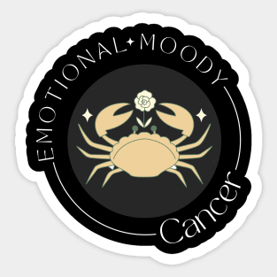 Cancer Zodiac Sign Sticker